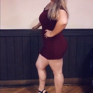 Off the shoulder mini dress